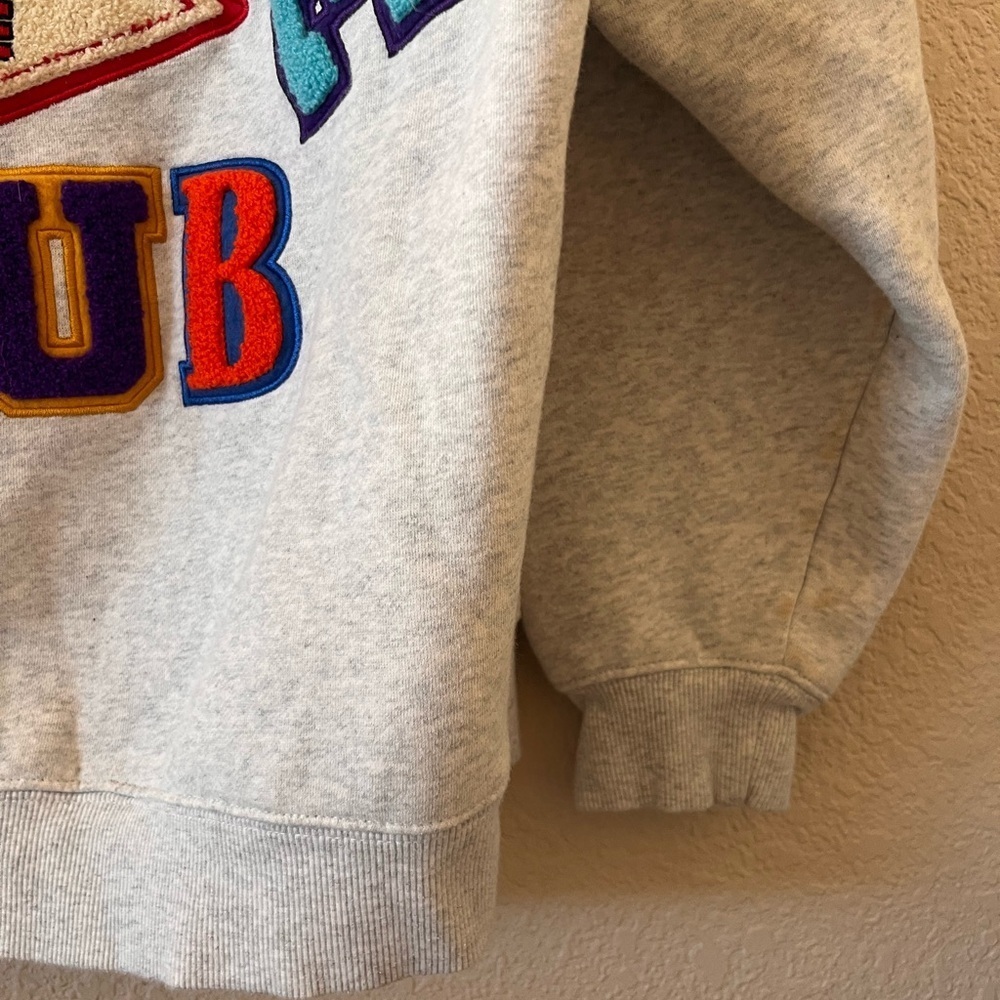 The Couture Club Multi-Badge Chenille Cotton-Blend Hoodie - Picture 5 of 12